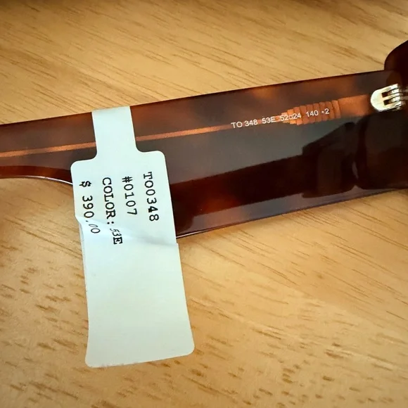 Tod's Tortoiseshell square Sunglasses brand new with case NWTS - Picture 3 of 8